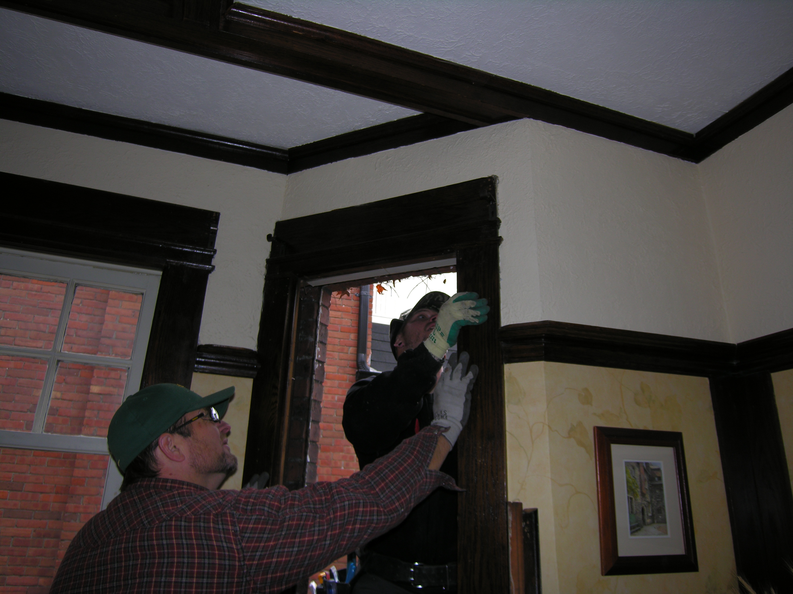 SplitFrame Window Installation Exterior Fieldstone Windows