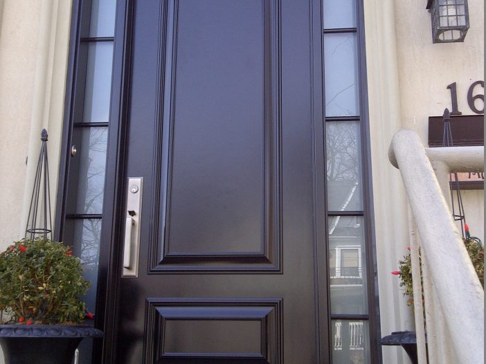 black-modern-door-toronto-markham