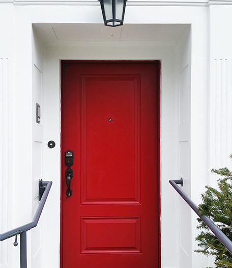 2-panel-red-entry-door