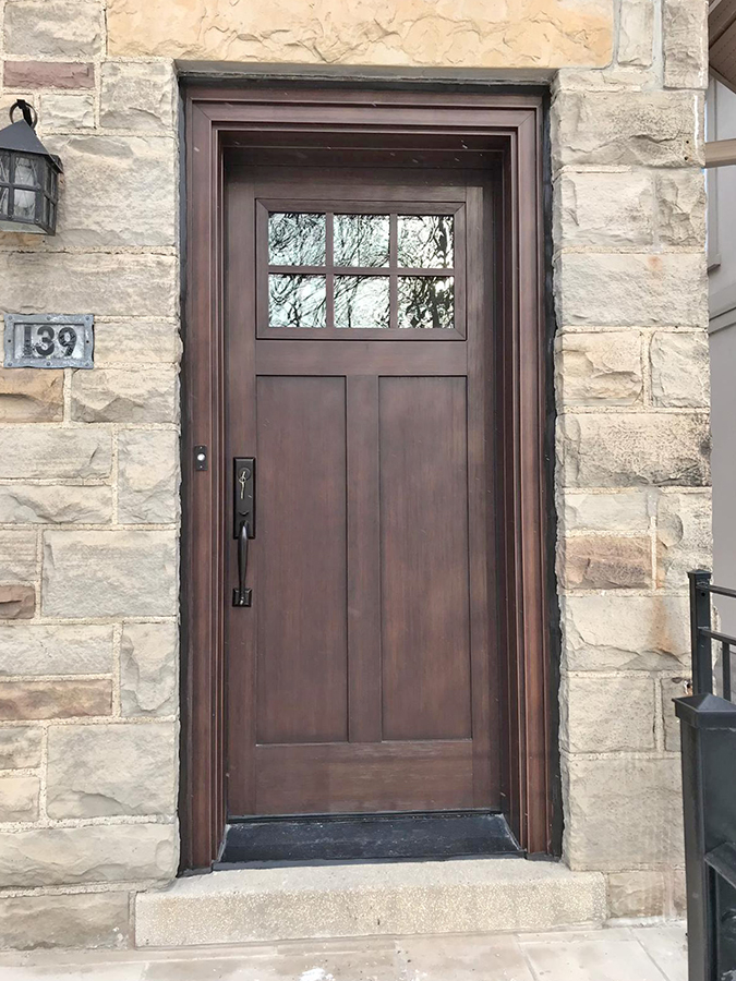 craftman style fiberglass door