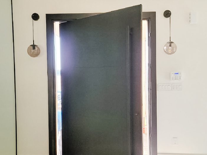 fiberglass pivot door