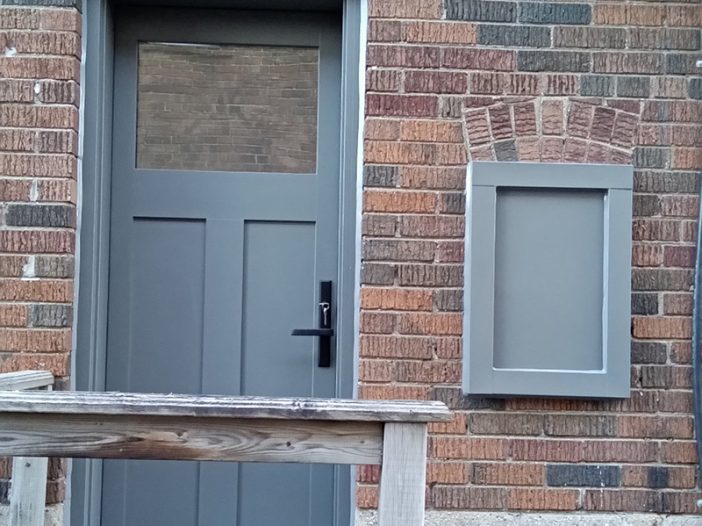 shaker craftsman fiberglass door