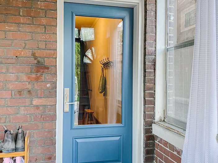 coastal-blue-smooth-fiberglass-single-door