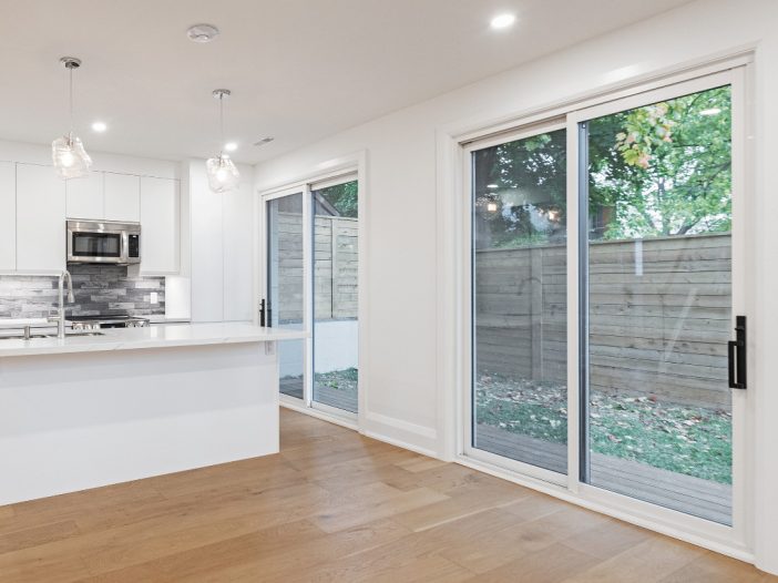 white Vinyl sliding doors
