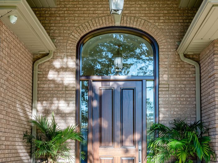 solid mahogany 4 panel door