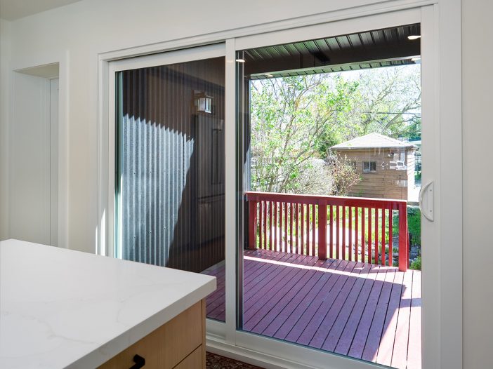 white vinyl sliding doors interior