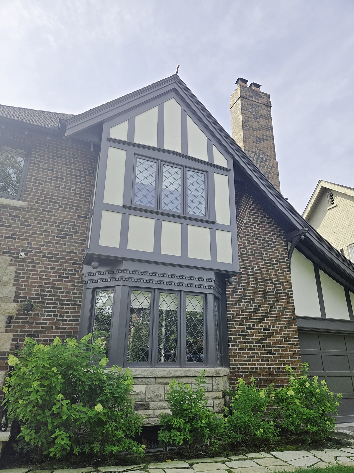 custom wood windows exterior