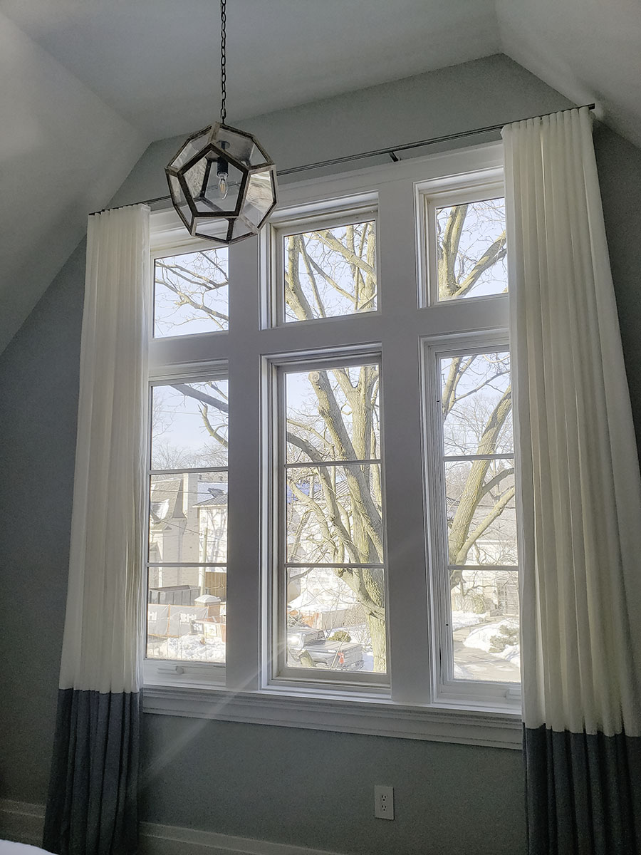 Wood Windows with Iron Ore Aluminum Cladding & Colonial Grilles - interior