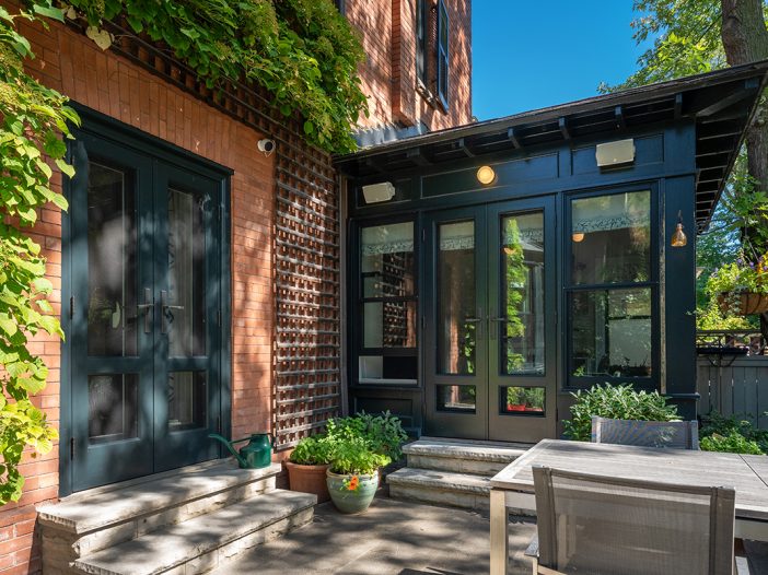 hardwood french doors